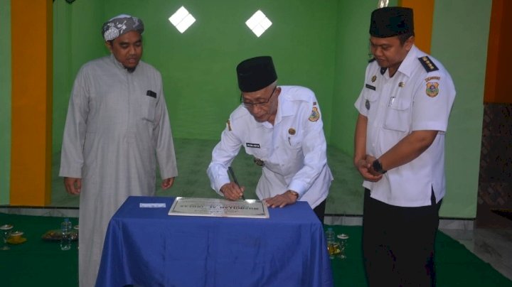 Foto : Peresmian musholla Al-Ikhlas oleh Bupati Bondowoso/ist