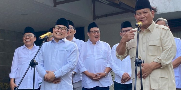 Prabowo Subianto saat bertandang ke kediaman Ketua Umum DPP PKB, Abdul Muhaimin Iskandar/RMOL