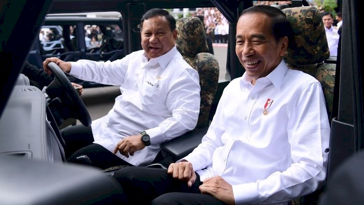 Prabowo Subianto dan Presiden Jokowi. net