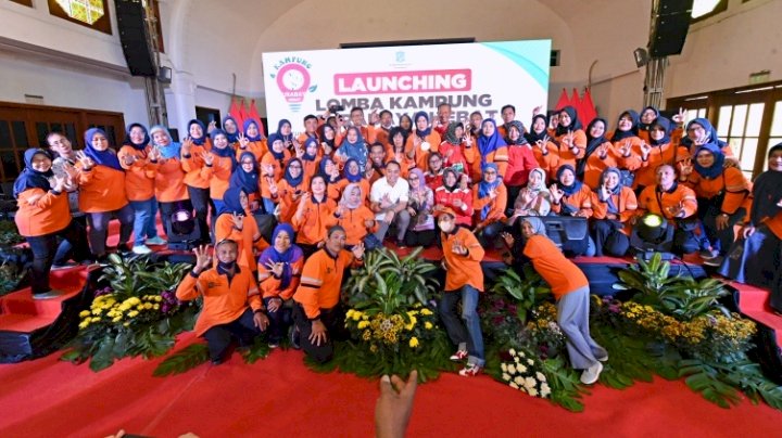 Teka foto: Wali Kota Eri launching Lomba Kampung Surabaya Hebat/ist