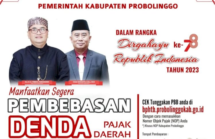 foto pengumuman bebas pajak/ist