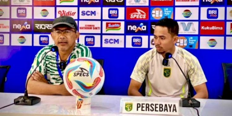 Pelatih Kepala Persebaya, Aji Santoso (kiri)/RMOLJateng