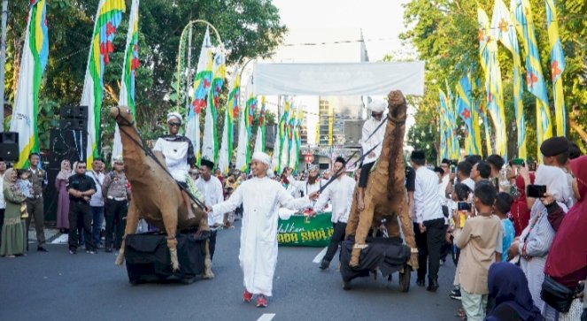 Paggelaran Lamongan Muharram Festival 1445 Hijriah, di Alun-Alun Lamongan/RMOLJatim