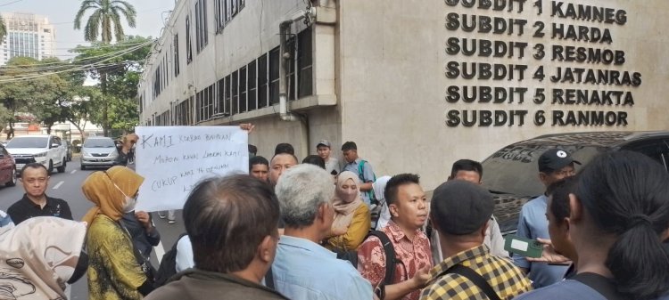 Para korban diperiksa di Gedung Direktorat Kriminal Umum Polda Metro Jaya/Ist