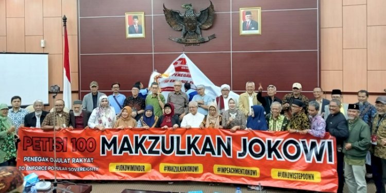 Sejumlah tokoh tergabung dalam petisi 100 dan mendesakl pemakzulan Presiden Joko Widodo/Net