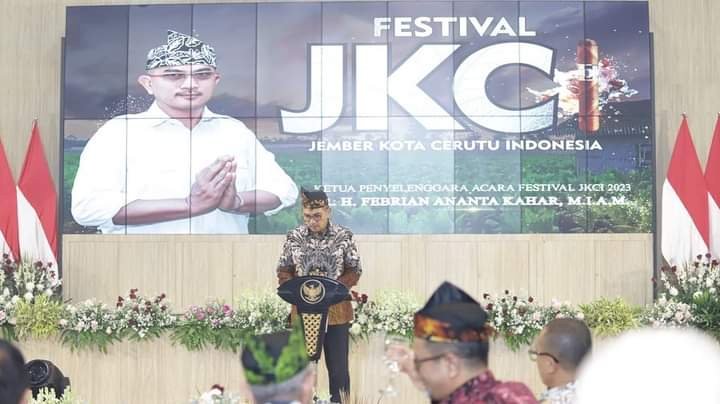 Kegiatan puncak Festival Jember kota cerutu Indonesia (JKCI) 2023/Ist