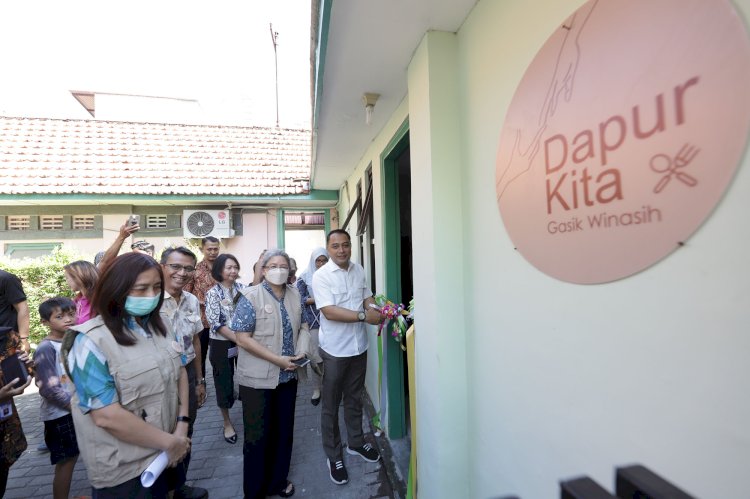 Wali Kota Eri Resmikan “Dapur Kita”/RMOLJatim