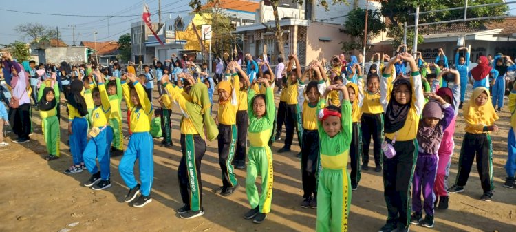Siwa siswi SDN Pesanggrahan/RMOLJatim