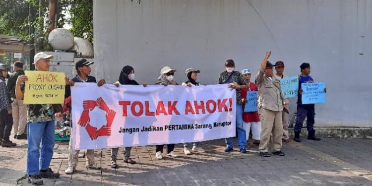 Gerakan tolak Basuki Tjahaja Purnama alias Ahok jadi Direktur Utama Pertamina/Ist