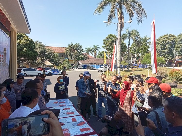 Ungkap kasus Polres Bondowoso saat diprotes seorang ibu-ibu/RMOLJatim