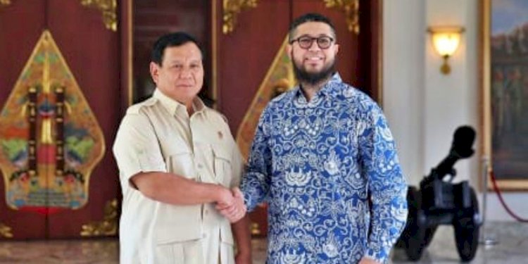 Ketua Umum Partai Gerindra Prabowo dan Deryansha Azhary/Net