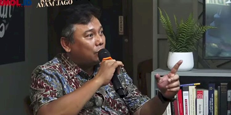 Paranormal politik, Doni Istyanto dalam program Republik Ayam Jago yang dipandu Arief Poyuono/RMOL