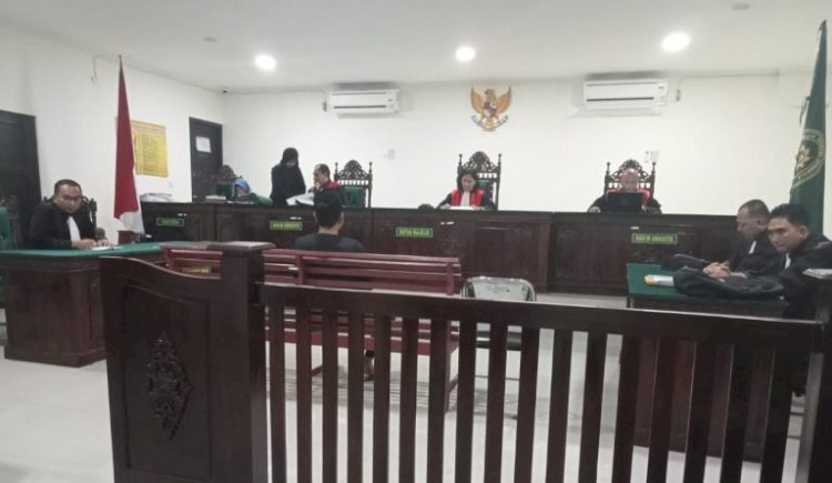 Sidang oknum polisi berinisial SA Pengadilan Negeri (PN) Bengkulu/RMOLBengkulu