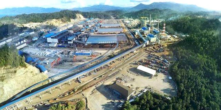 Pabrik nikel milik Indonesia Morowali Industrial Park (IMIP), salah satu pabrik pengolahan nikel yang menjadi pioneer di Sulawesi Tengah/Dok IMIP