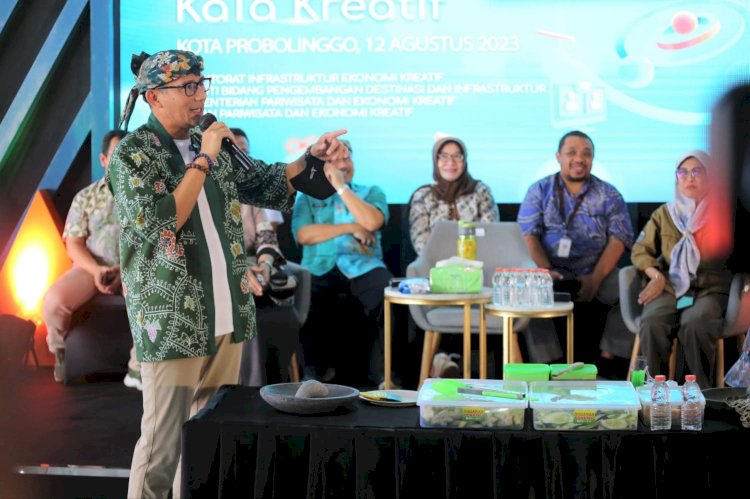 Sandiaga Uno saat hadiri workshop 