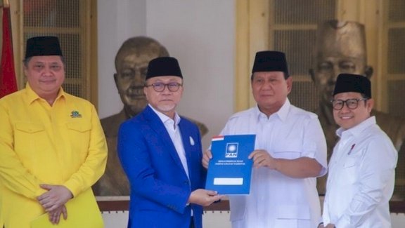 Ketua Umum Golkar, Airlangga Hartarto; Ketua Umum PAN, Zulkifli Hasan; Ketua Umum Gerindra, Prabowo Subianto; Ketua Umum PKB, Muhaimin Iskandar/Net