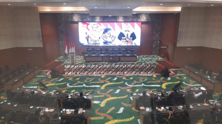 Suasana sidang paripurna DPRD Bangkalan/RMOLJatim