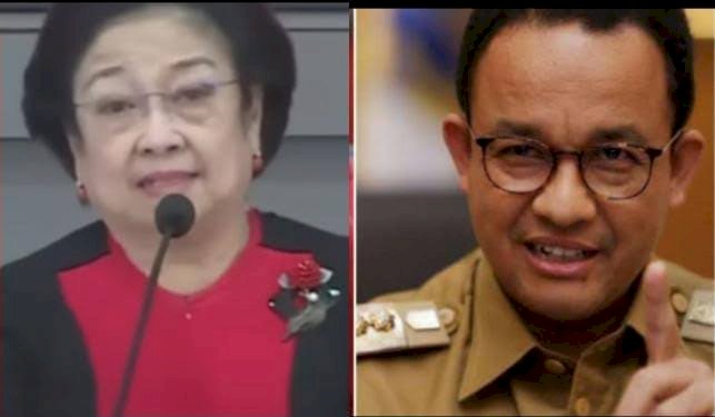 Megawati Soekarnoputri dan Anies Baswedan. Foto: ist