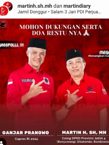 Kader PDIP Martin Hamonangan/ist