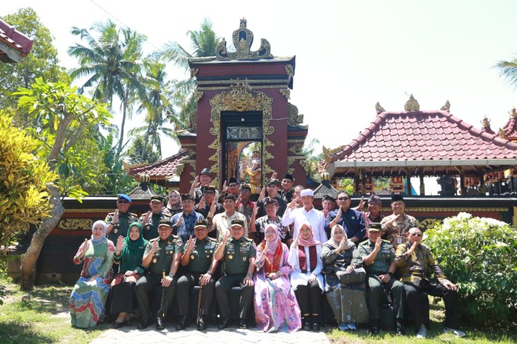 KSAD Dudung Abdurachman memuji toleransi agama di Banyuwangi/Humas Pemkab Bwi 