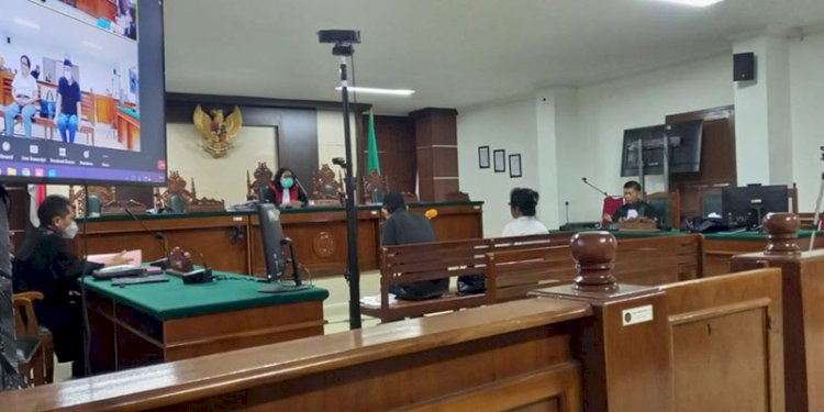 Sidang putusan permohonan kasasi Ernawati Yohanis terkait perkara pengunaan akta otentik atau surat tanah palsu/Ist