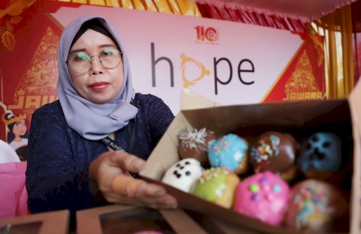 Santik Andayani, peserta Program HOPE yang digagas PT HM Sampoerna Tbk untuk bekal memasuki usia pensiun dengan kemampuan mengatur keuangan pribadi dan keluarga secara lebih baik/ist