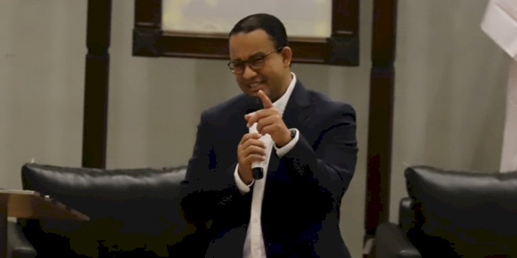 Bakal capres Anies Baswedan/di FISIP UI/Ist