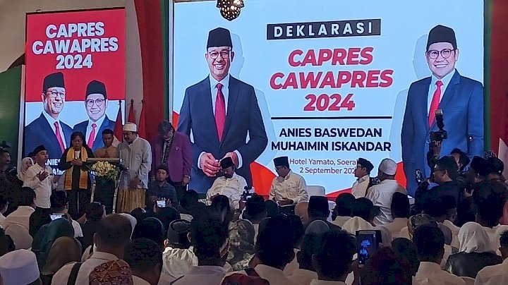 Deklarasi pasangan Anies Baswedan-Muhaimin Iskandar/ist