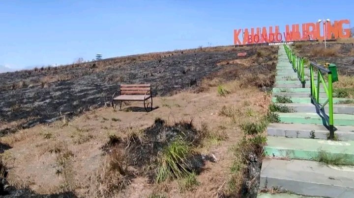 Foto : Kawah Warung Bondowoso usai terbakar/ist