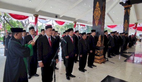 Pelantikan pejabat di lingkungan Pemkab Jombang/RMOLJatim