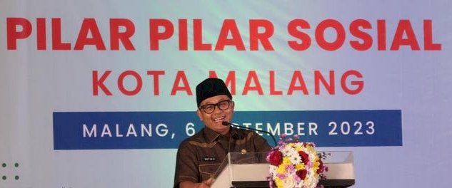 Wali Kota Malang, H Sutiaji saat memberikan sambutan/Ist