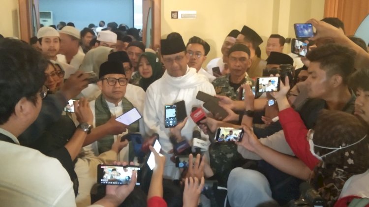 Anies Baswedan bersama muhaimin Iskandar/RMOLJatim