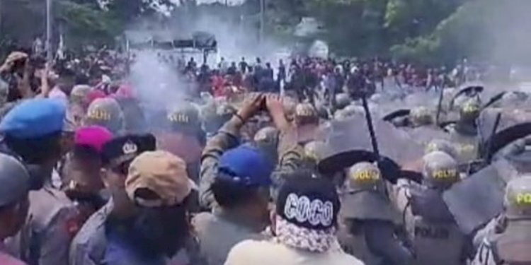 Kerusuhan di Pulau Rempang/ist