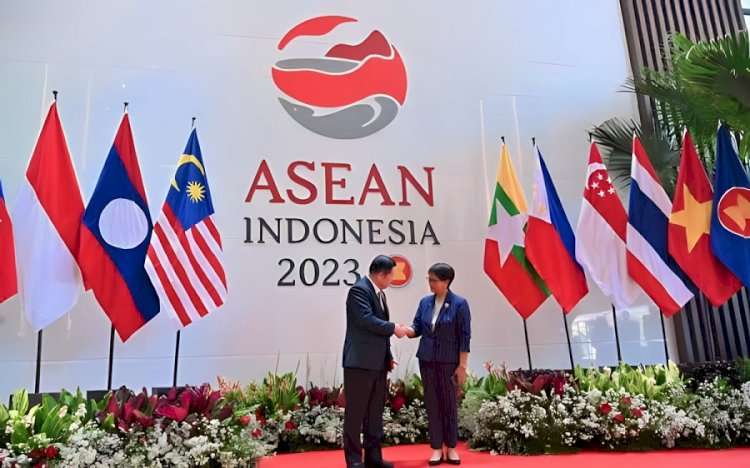 Logo ASEAN Indonesai 2023 dalam kegiatan Konferensi Tingkat Tinggi (KTT) ASEAN ke-42 di Labun Bajo, Nusa Tenggara Timur (NTT), beberapa waktu lalu/Ist