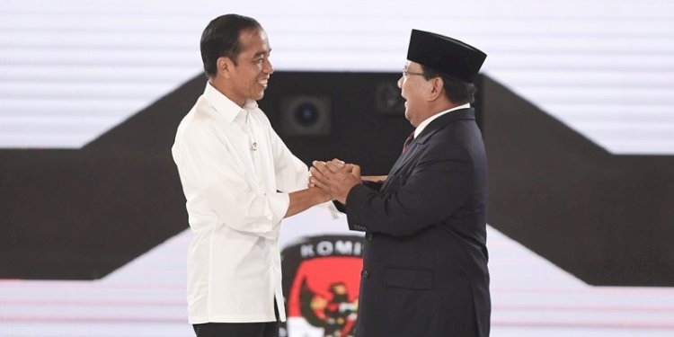 Joko Widodo dan Prabowo Subianto pada Pilpres 2019/Ist