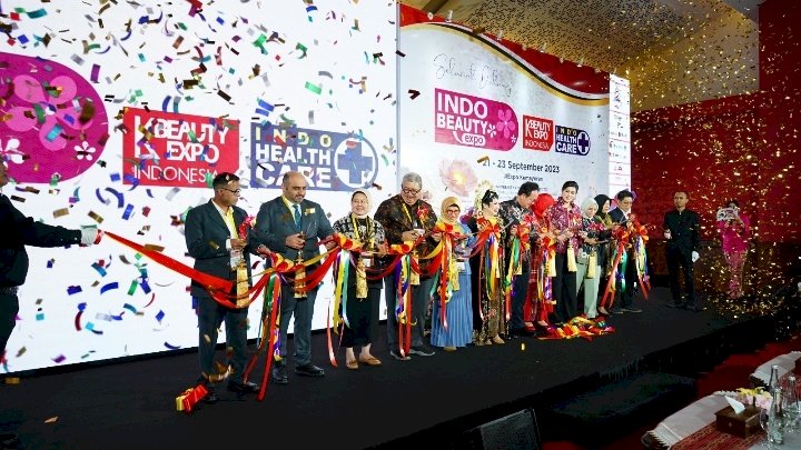  Indo Beauty Expo-K dan Beauty Expo Indonesia serta IndoHealthcare Expo 2023 Resmi Dibuka