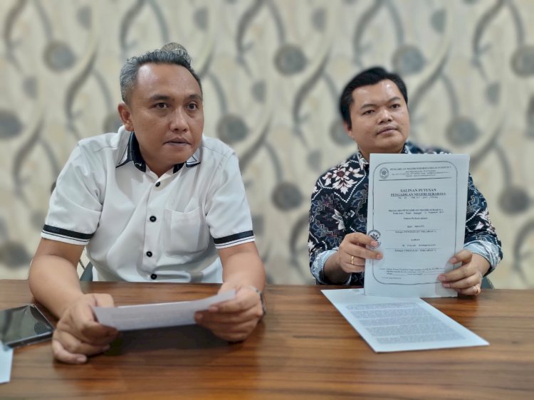 Hery Siregar mewakili kliennya memaparkan kronologi perkara di Apartemen Puncak Dharmahusada Surabaya hingga berbuntut gugatan ke pengadilan/ist