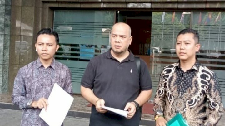 Teks foto: Proklamasi saat melayangkan permohonan uji materi terhadap Pasal 12L dan Pasal 93M UU Pemilu ke MK/ist