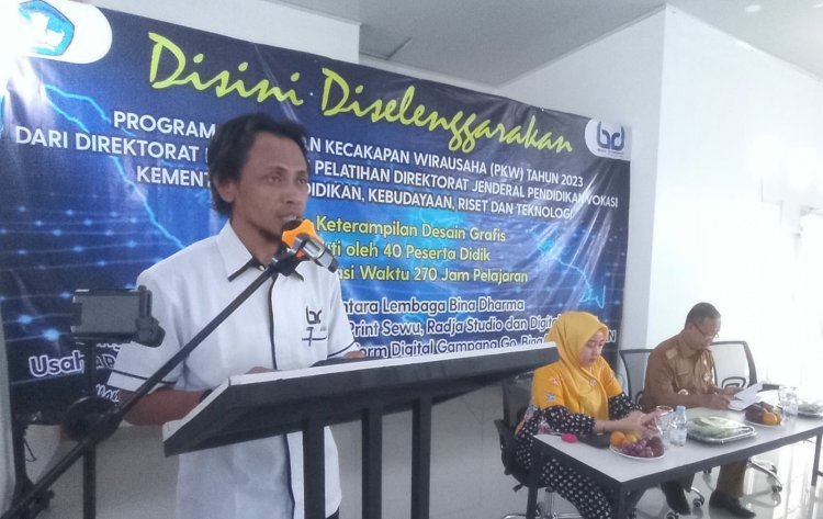 Direktur LKPK Bina Dharma Pringsewu, Junaidi/ Ahmad Amri