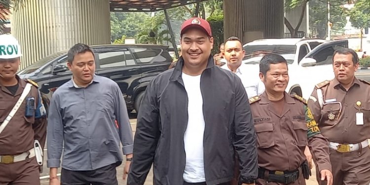  Menteri Pemuda dan Olahraga RI, Dito Ariotedjo saat memenuhi panggilan Kejaksaan Agung RI pada 3 Juli 2023/RMOL