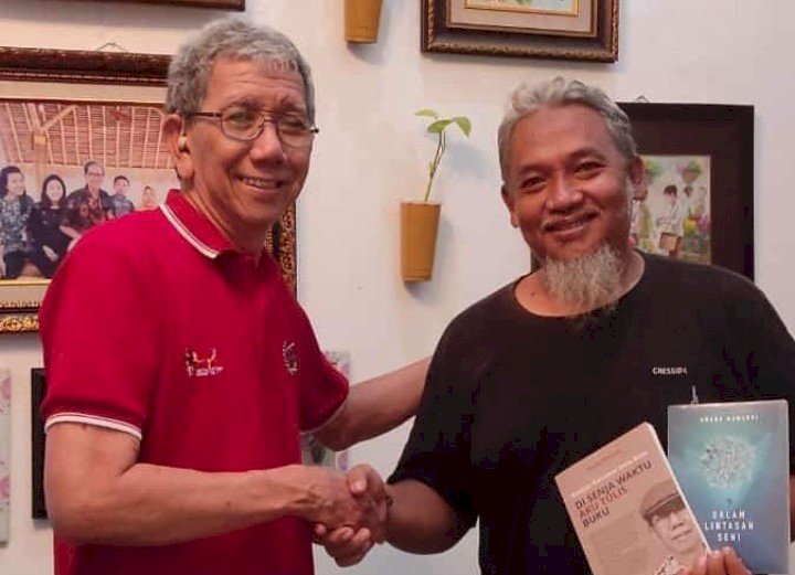 Amang Mawardi, wartawan senior dan penulis buku bersama saya/dok