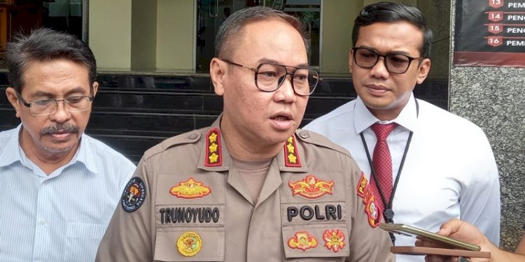 Kabid Humas Polda Metro Jaya Kombes Trunoyudo Wisnu di lobi Ditreskrimum Polda Metro Jaya, Jakarta, Jumat (29/9)/RMOL