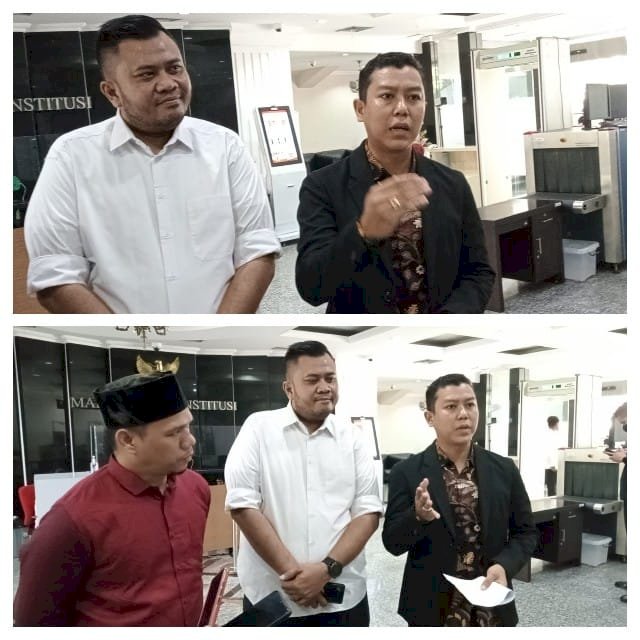 Koordinator kuasa hukum PROKLAMASI, Halim Jeverson Rambe bersama rekan/ist