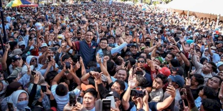 Anies Baswedan-Muhaimin di Makassar, Sulawesi Selatan/Ist