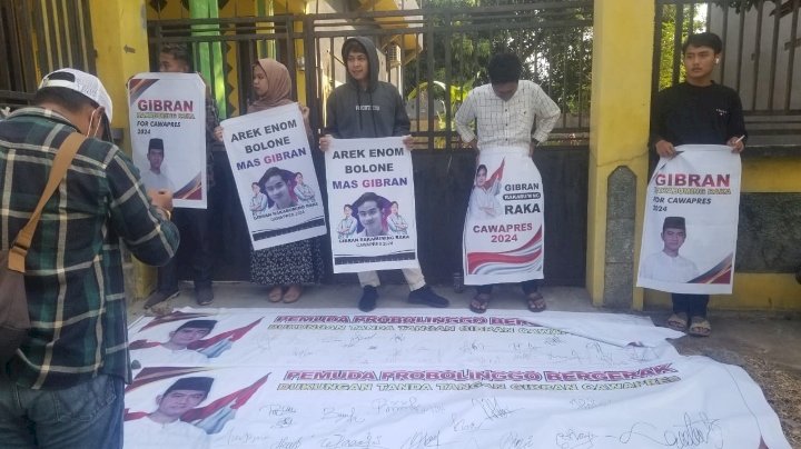 Dukungan untuk Gibran/ ist