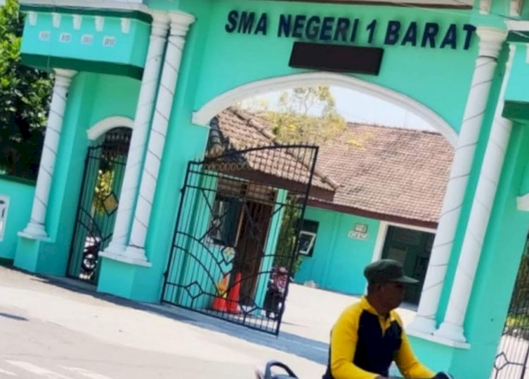 Sekolah SMAN 1 Barat kabupaten Magetan Jawa Timur/RMOLJATIM.