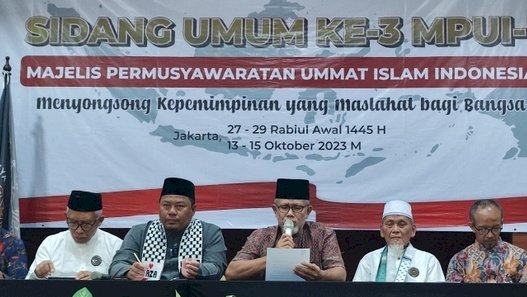 Konferensi pers Sidang Umum ke-3 Majelis Permusyawaratan Ummat Islam Indonesia (MPUI-I) yang digelar di Hotel Balairung, Jakarta Timur/RMOL