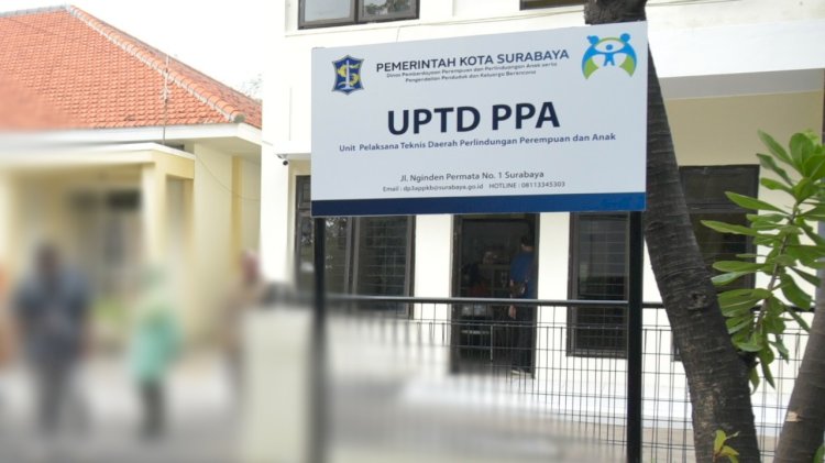 Teks foto: Kantor UPTD PPA Pemkot Surabaya/ist