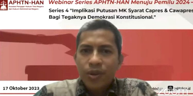 Akademisi Fakultas Hukum Universitas Andalas, Khairul Fahmi/Rep