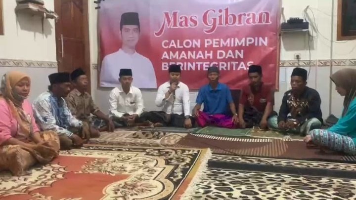 Milenial Sampang beri dukungan untuk Gibran 